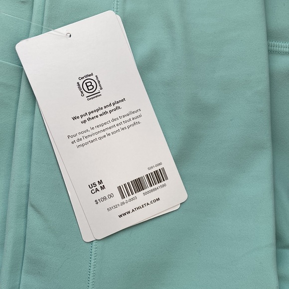 BNWT Athleta Salutation Stash Pocket II 7/8 tight - Picture 2 of 5